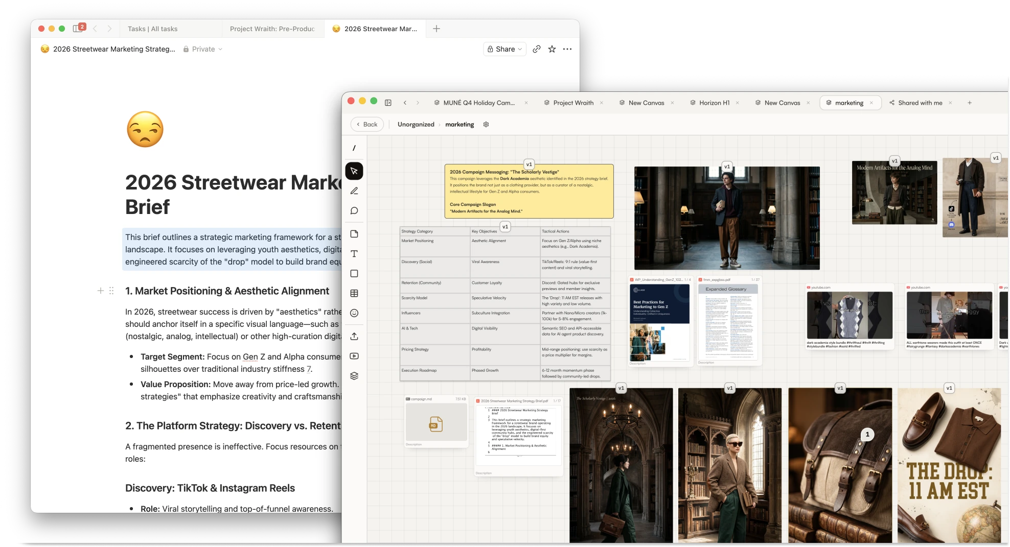 NOTION PAGE vs ALLO CANVAS