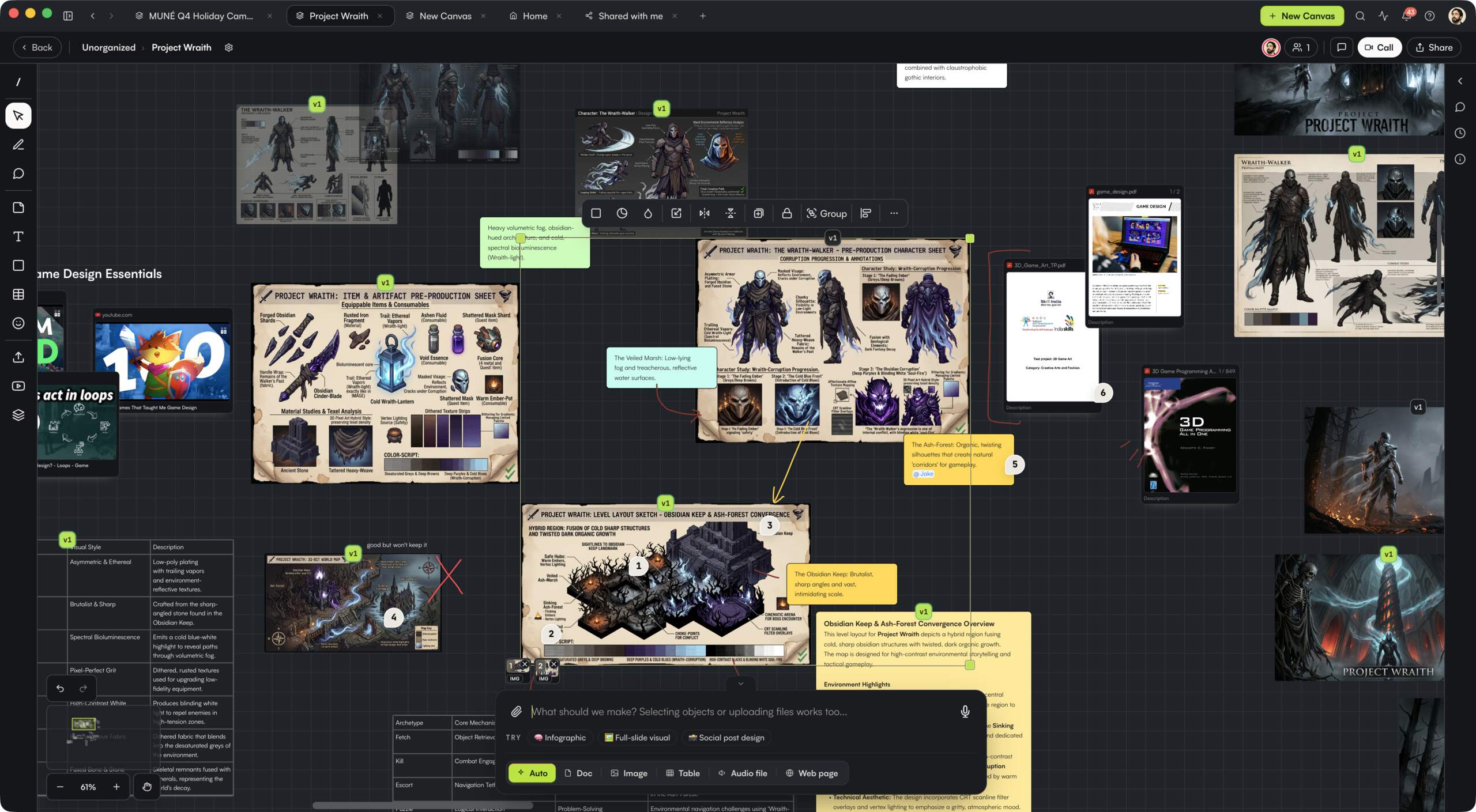 HERO, PROJECT WRAITH PRE-PRODUCTION