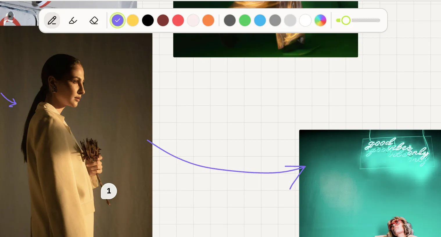 Drawing toolbar controls